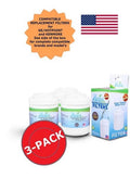 ZUMA Brand , aqua and Ice Filter , Model # OPFG-RF300 , appropriate with GE® MWF - 3 Pack - Made in U.S.A.