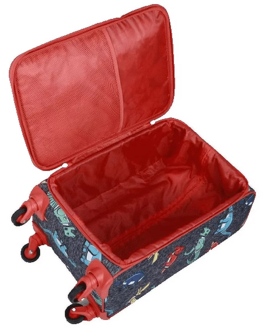 CRCKT 3 PC LET'S DINO SOAR SOFTSIDE WITH PACKING CUBE AND LUGGAGE TAG