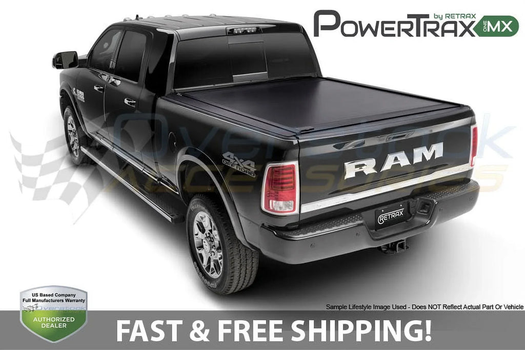 Retrax By Realtruck PowertraxONE MX Retractable Truck Bed Tonneau protector | 70842 | suitable With Select 2007-2021  Tundra Regular & Double Cab with Deck Rail System 6' 7" Bed (78.7")