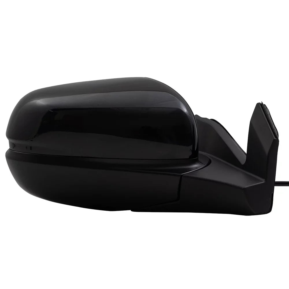 Brock Aftermarket Replacement Passenger Right Power Door Mirror Assembly Paint To Match Black Manual Folding With Heat Without Signal-Memory-Auto Dimming-Side View Camera