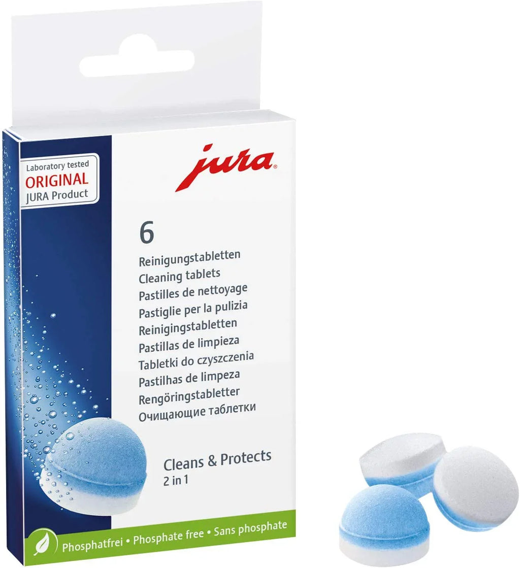 Jura Claris Blue moisture Filter Cartridges (x3) and Cleaning Tablets (6 Tabletts) Combo Pack