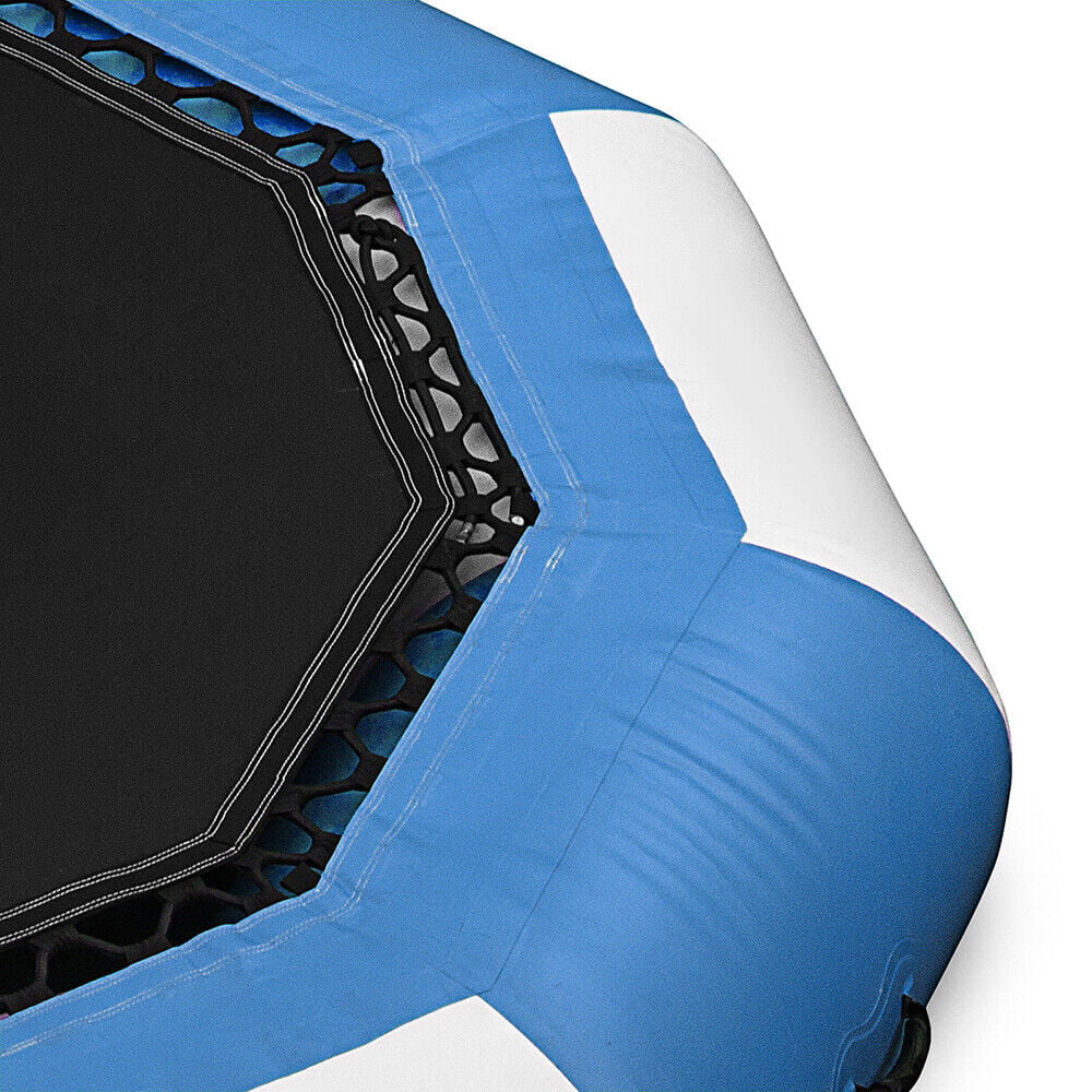 DENEST 17-ft Inflatable liquid Trampoline Swimming Pool Lake Bounce Floating Island moisture Sport Blue Max Capacity 400kg/ 880lbs