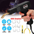 Car Bumper Repair Plastic Welder Kit Hot Stapler Welding Gun Machine 600 Staples