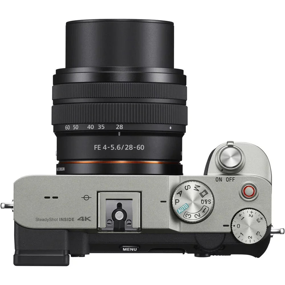 Alpha a7C Mirrorless Camera W/ 28-60mm Lens Silver ILCE7CL/S - Basic Bundle
