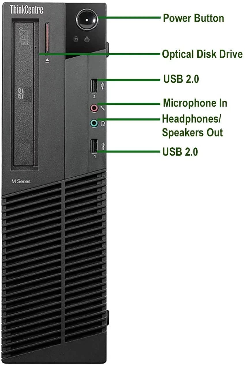 Restored  Small Form Computer Desktop PC,  Core i5 3.10 GHz, 16GB Ram, 120GB SSD, 1TB Hard Drive, BTO Wifi (Refurbished)