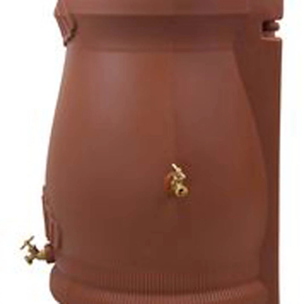 Good Ideas Rain Wizard 50 Gallon Rain Barrel aqua Collector Urn, Terra Cotta