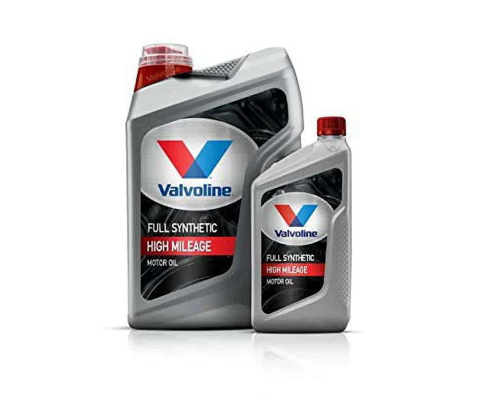 Valvoline Full Synthetic High Mileage Motor Oil, 10W-30 - EZ Pour Bottle, 5 Quart Jug, sold by each