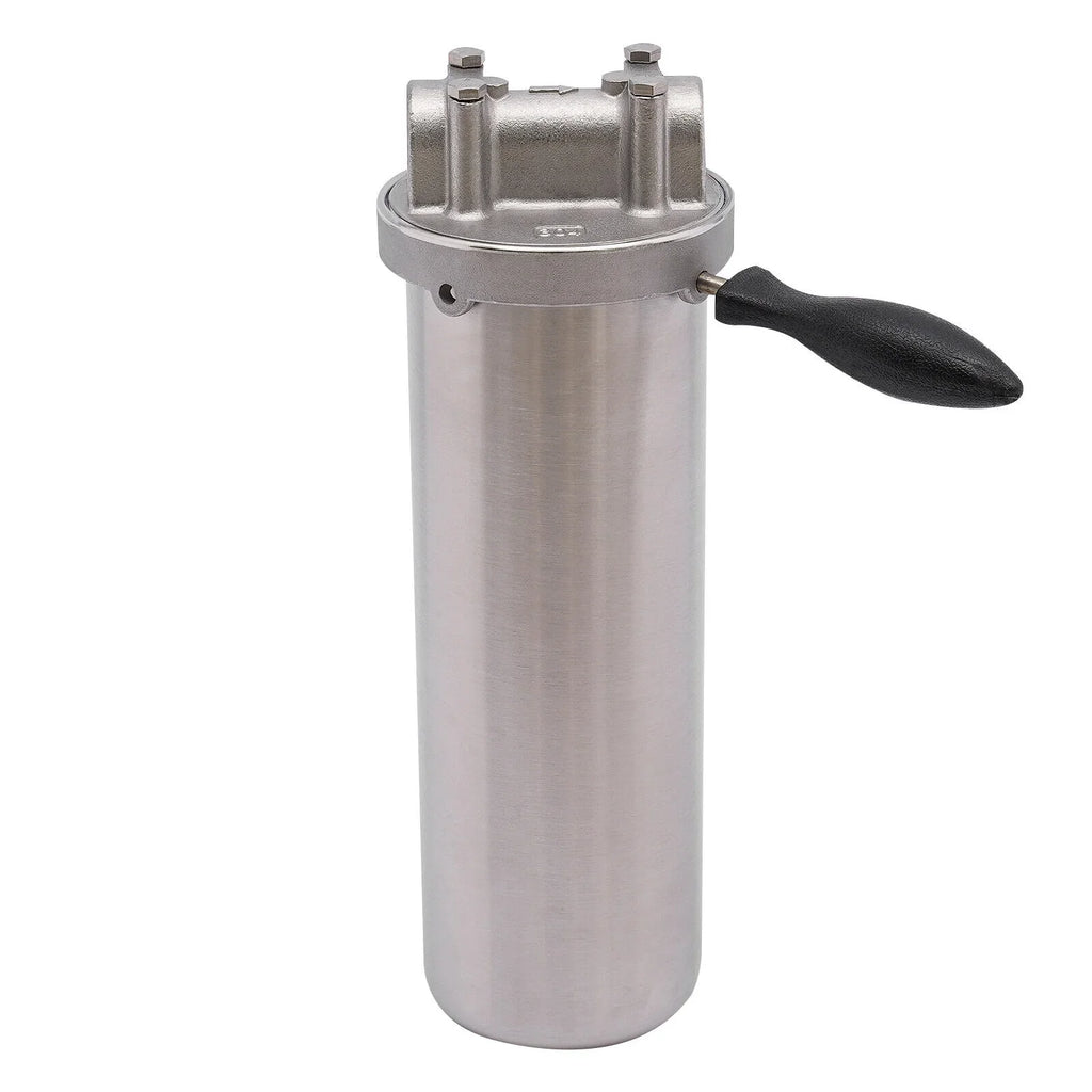 moisture Filter Housing For 10" Cartridges 3/4" Npt 304 Stainless Steel Heavy Duty