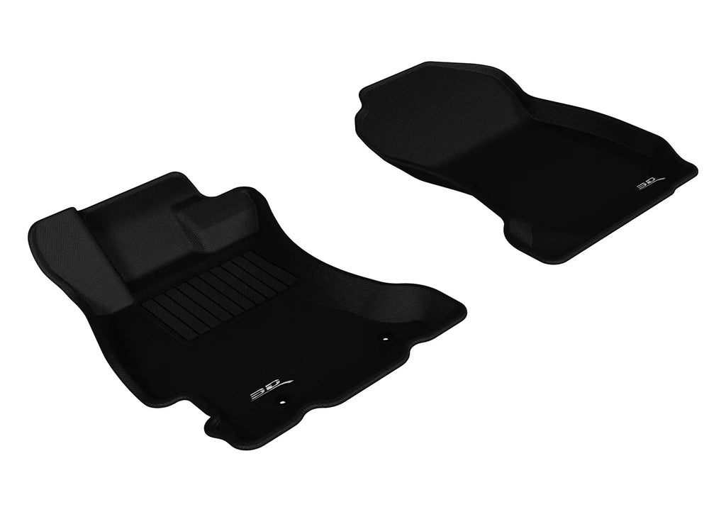 3D MAXpider KAGU Floor Mat (BLACK) matching with SUBARU FORESTER 2014-2018 - Front Row