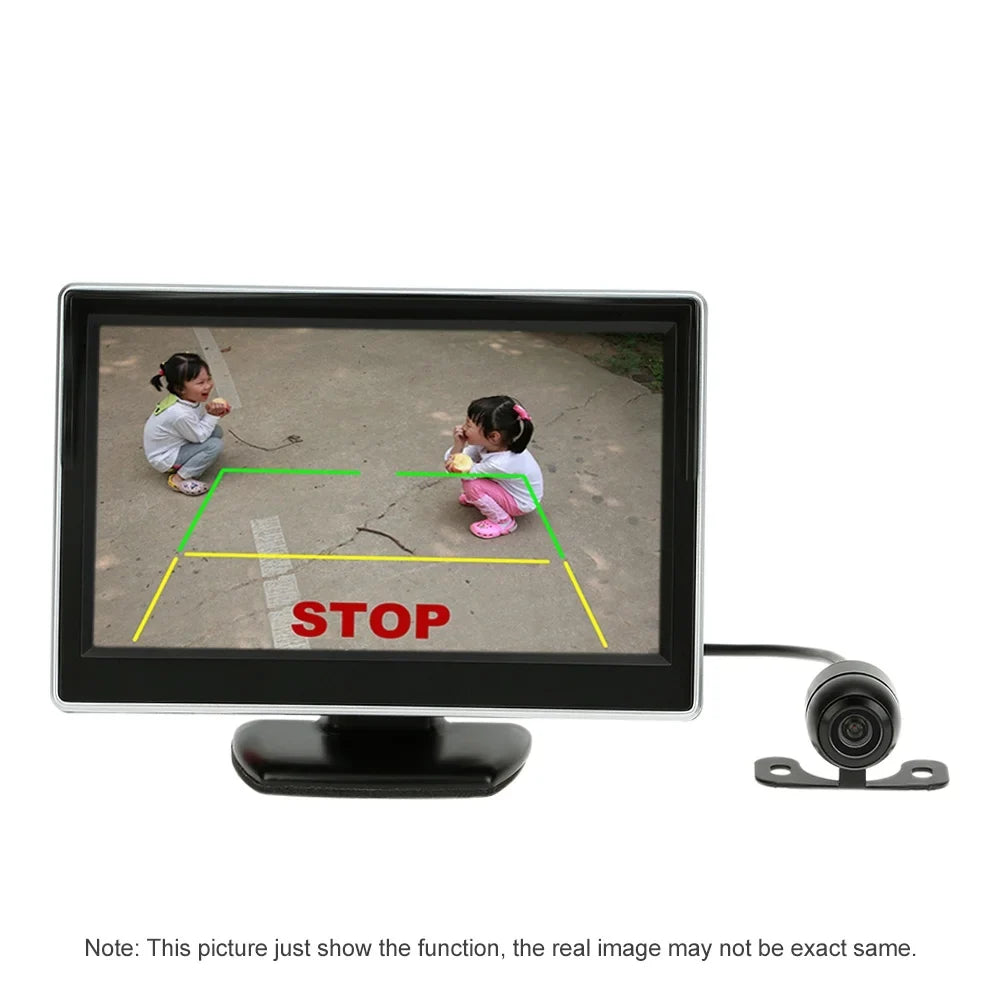 OWSOO Monitor,Lcd DisplayReverse +Rear View 5 Inch Tft Inch Tft Lcd DisplayCar +Camera Tft Lcd Display View Reverse +Car Rear Buzhi Huiop Car Reverse Car Reverse 5