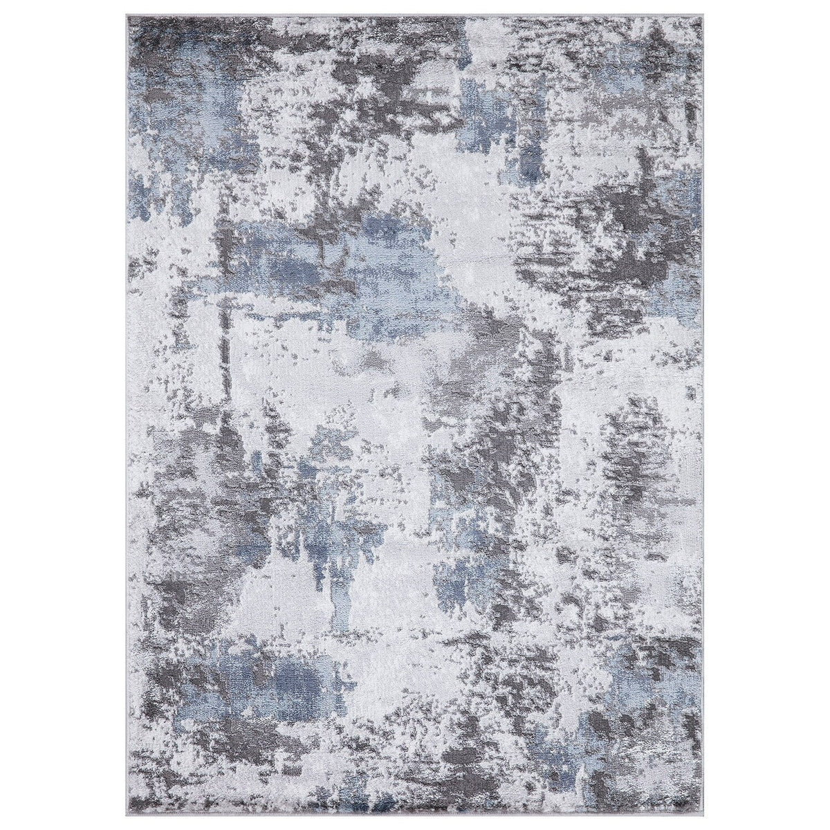 Brighton Pacific Abstract Rectangle Area Rug, Gray. Concord Global Trading 80264 3 x 5 ft