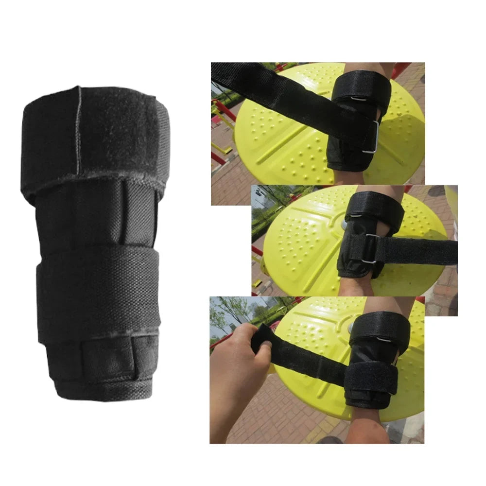 Abody 2 Packs Max Loading 5/10kg Adjustable Wrist Weighted Oxford Ankle Weighted Exercise Weight Loading Wraps Strength Training (Empty)