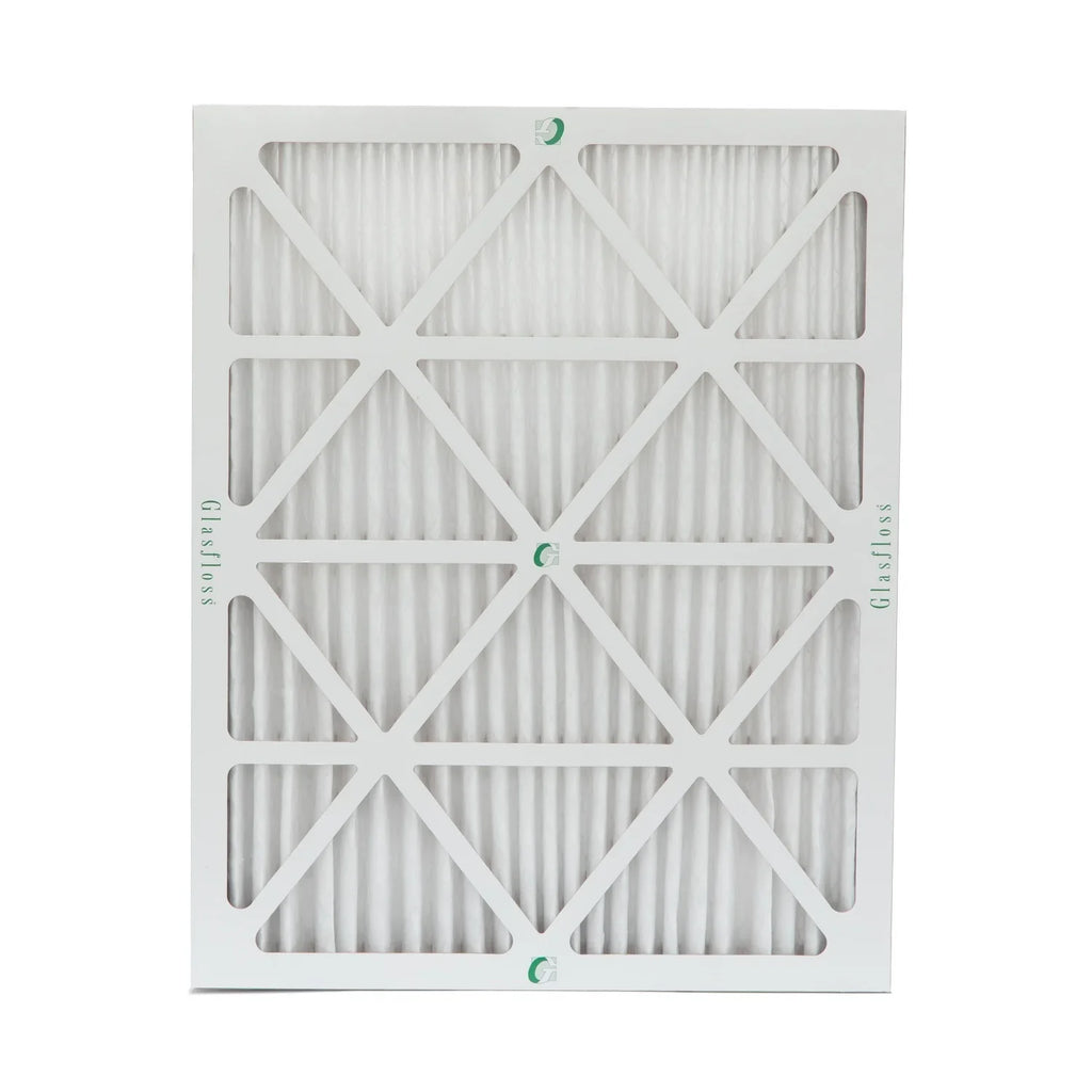 Exact Size: 17-1/2 x 24-1/2 x 1-3/4. Box of 4. Glasfloss ZL 18x25x2 MERV 10 Pleated AC Furnace Air Filters