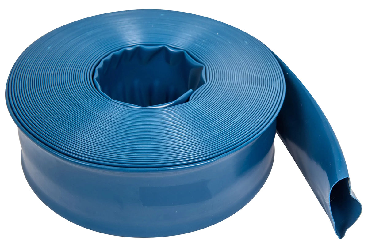 Heavy Duty Deluxe 1.5'' Backwash Discharge Hose for Swimming Pools - 200ft long