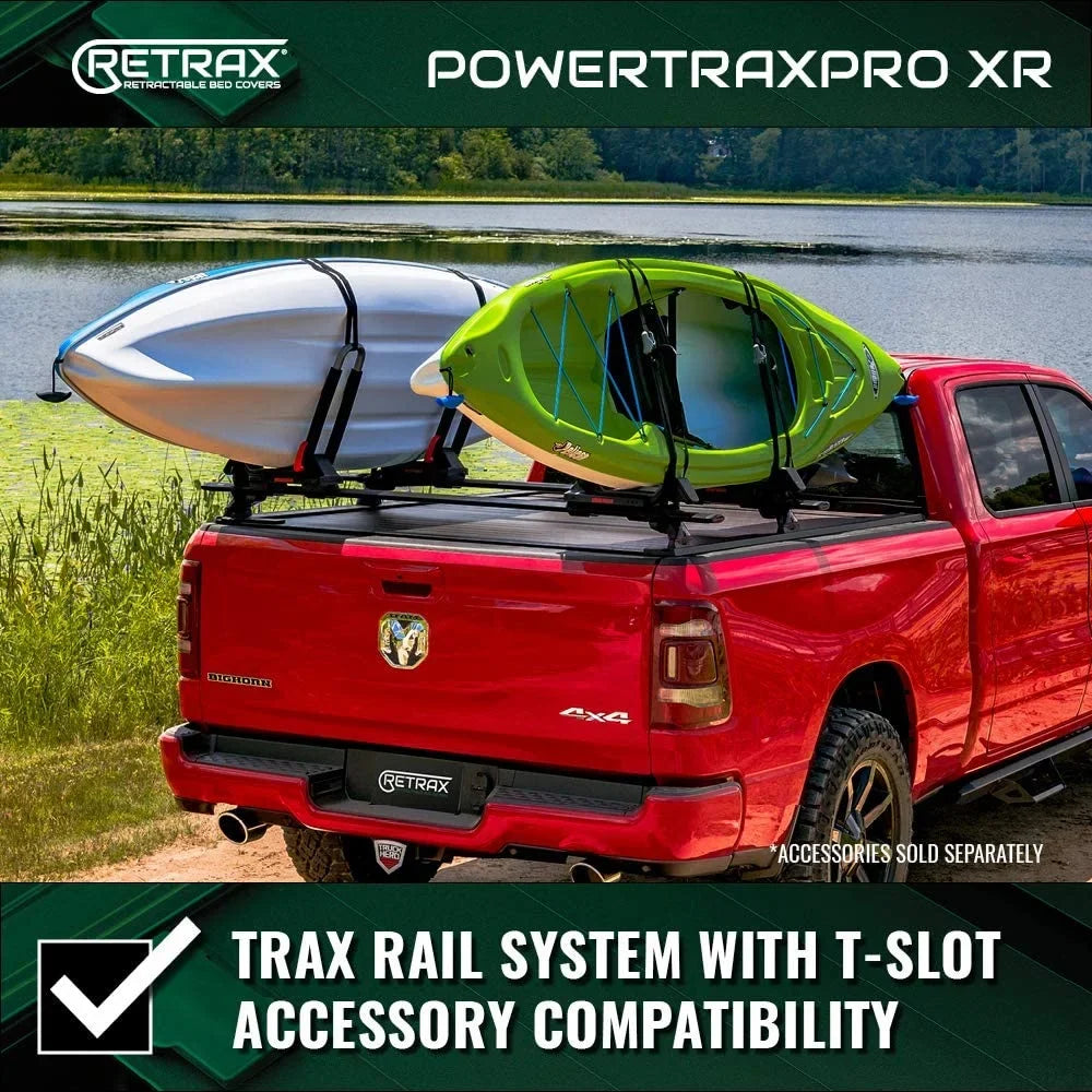 Retrax By Realtruck PowertraPRO XR Retractable Truck Bed Tonneau shield | T-90860 | matching With Select 2022-2023  Tundra w/o Deck Rail System 5' 7" Bed (66.7")
