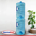 American Maid 5 Gallon Square Stackable liquid Bottle, Pack 2