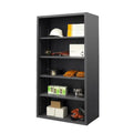 Durham  12 Gauge Enclosed Shelving Racks with 4 Shelves - Gray - 36 x 24 x 72 in.