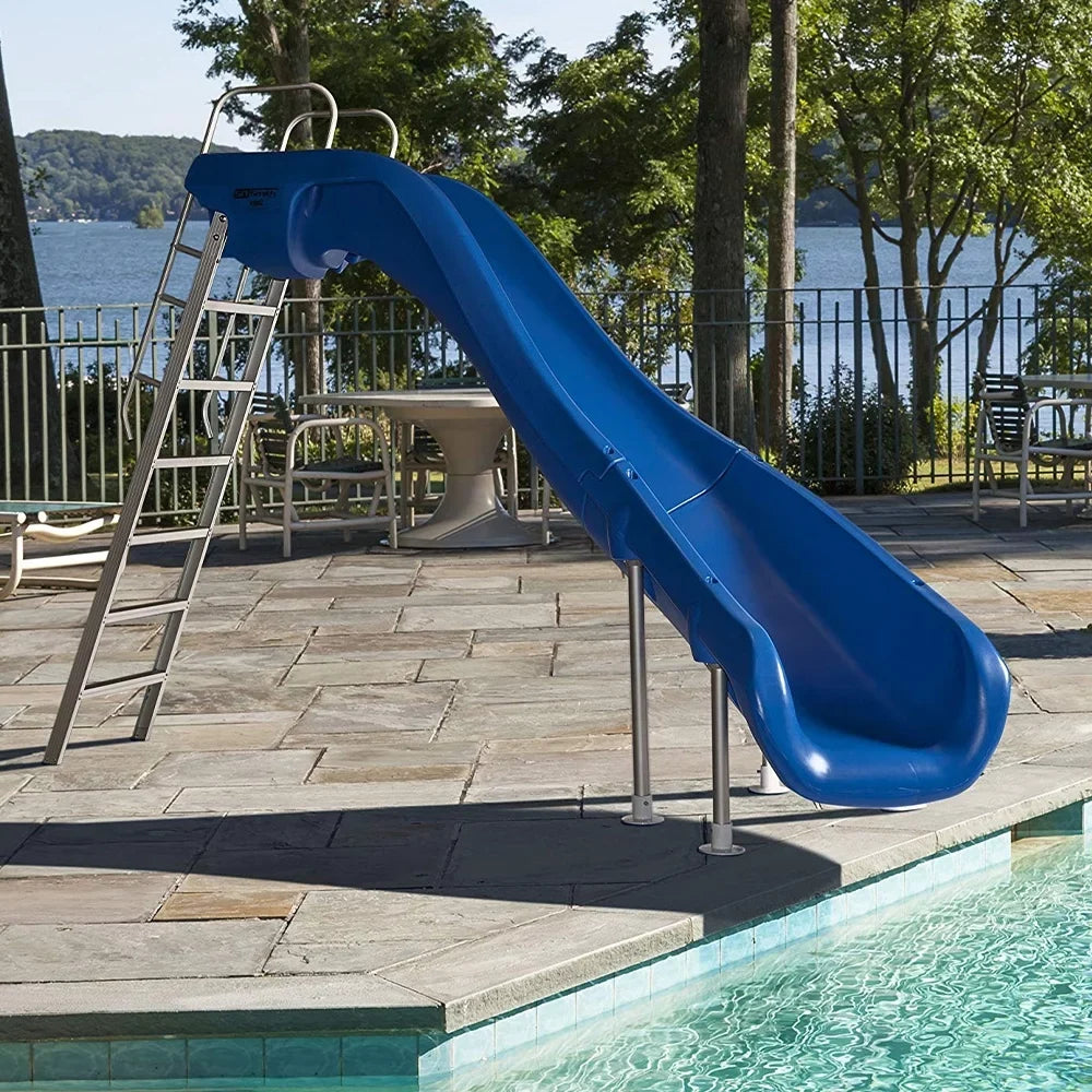 Smith 610-209-58210 Rogue2 Pool Slide Left Curve Taupe for Swimming Pools. S.R