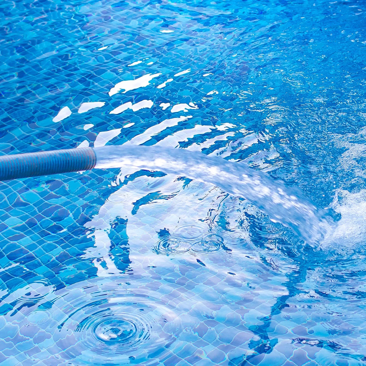 Lightweight Backwash Hose Lay Flat Reinforced Discharge PVC Hose 40mm ID 33ft for Swimming Pool