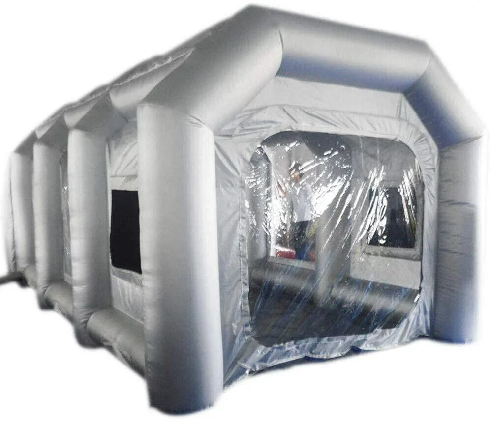 CNCEST Inflatable Spray Booth 2 Filter System Portable Paint Tent Mobile Car Paint Booths  20x10x8 FT USA