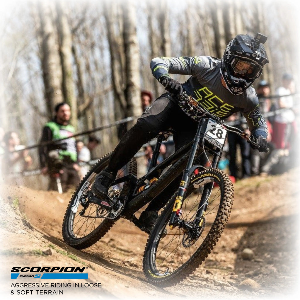 Pirelli Scorpion Enduro S Classic 29" x 2.4 Mountain Bicycle Tire Unmatched Grip and Reliability for Extreme Enduro Riding, Tubeless Ready Clincher TLR, Enduro HardWall MTB Casing + SmarTUBE 23/32-622