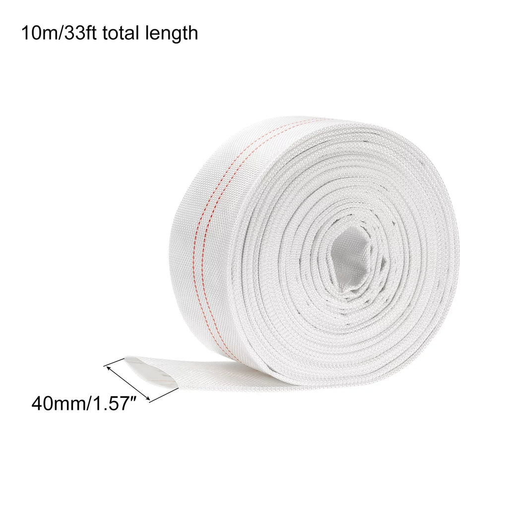 Lightweight Backwash Hose Lay Flat Reinforced Discharge PVC Hose 40mm ID 33ft for Swimming Pool