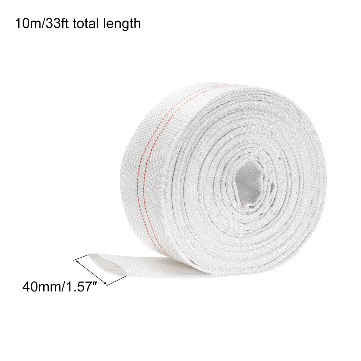 Lightweight Backwash Hose Lay Flat Reinforced Discharge PVC Hose 40mm ID 33ft for Swimming Pool