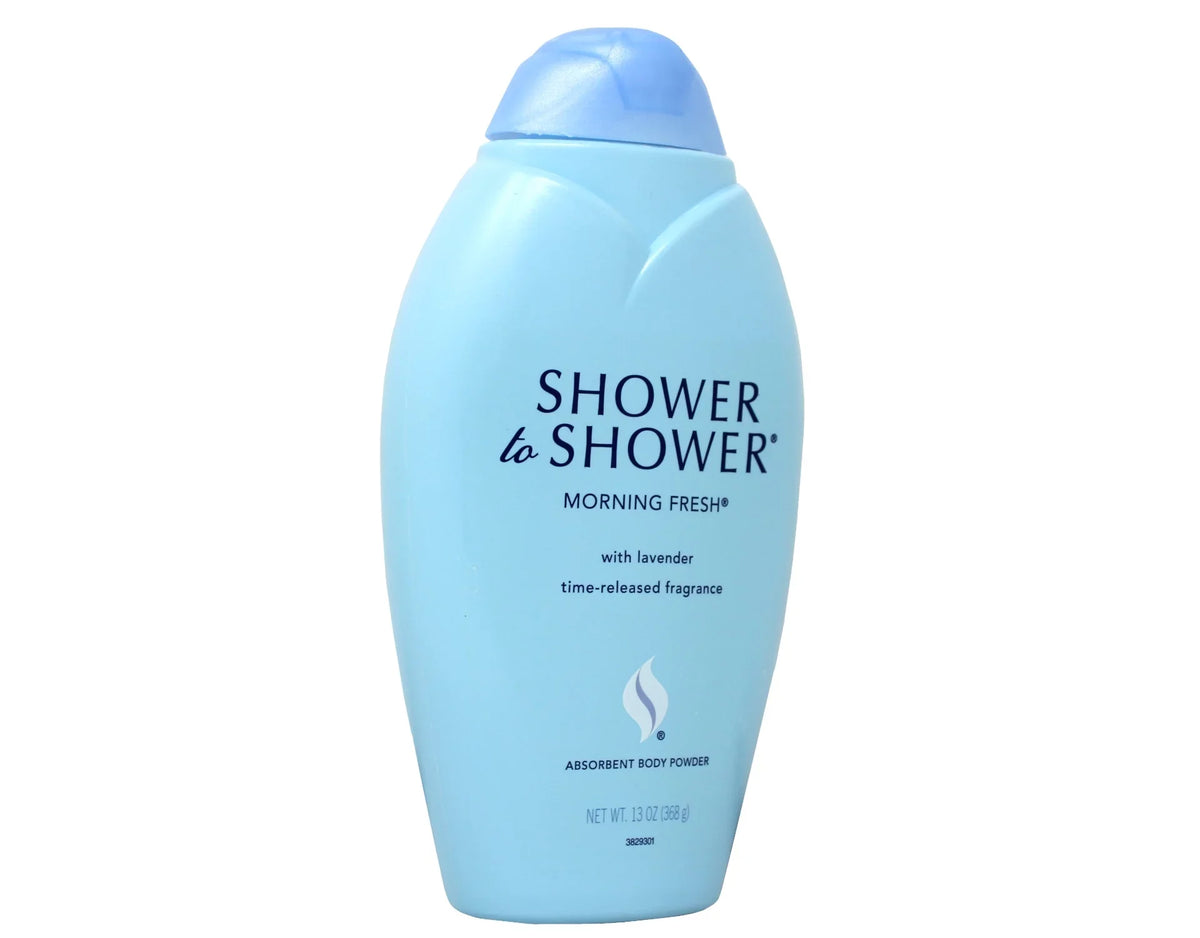 SHOWER TO SHOWER Body Powder Morning Fresh 13 oz (Pack of 6)