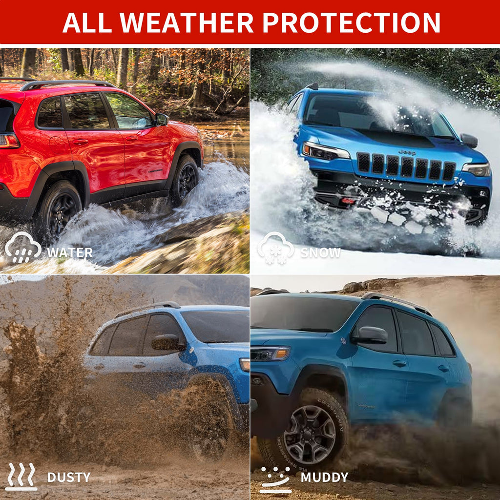 Cargo Mat appropriate with 2019-2023 Jeep Cherokee Trunk Mat Cargo Liner TPE All elements Trunk Liner 2022 Cherokee Accessories (Trunk Mat)