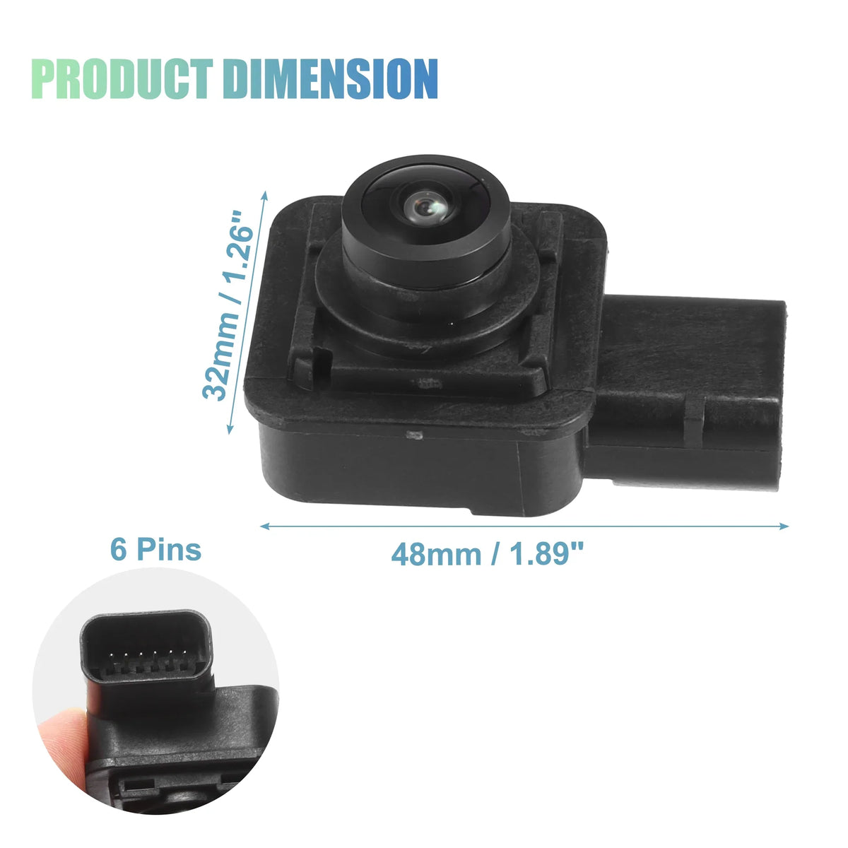 Unique Bargains 1 Set Car Rear View Back Up Camera W/ Tool for  F-150 2015-2019 No.FL3Z19G490D/FL3Z19G490B
