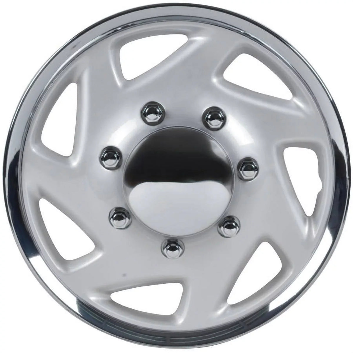 BDK  E-Series Style Hubcaps Wheel protector, 16" Chrome Replica protector, 4 Pieces