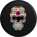 2018 2019 Wrangler JL Backup Camera Sugar Skull Orange Pink Green Spare Tire protector for Jeep RV 33 Inch