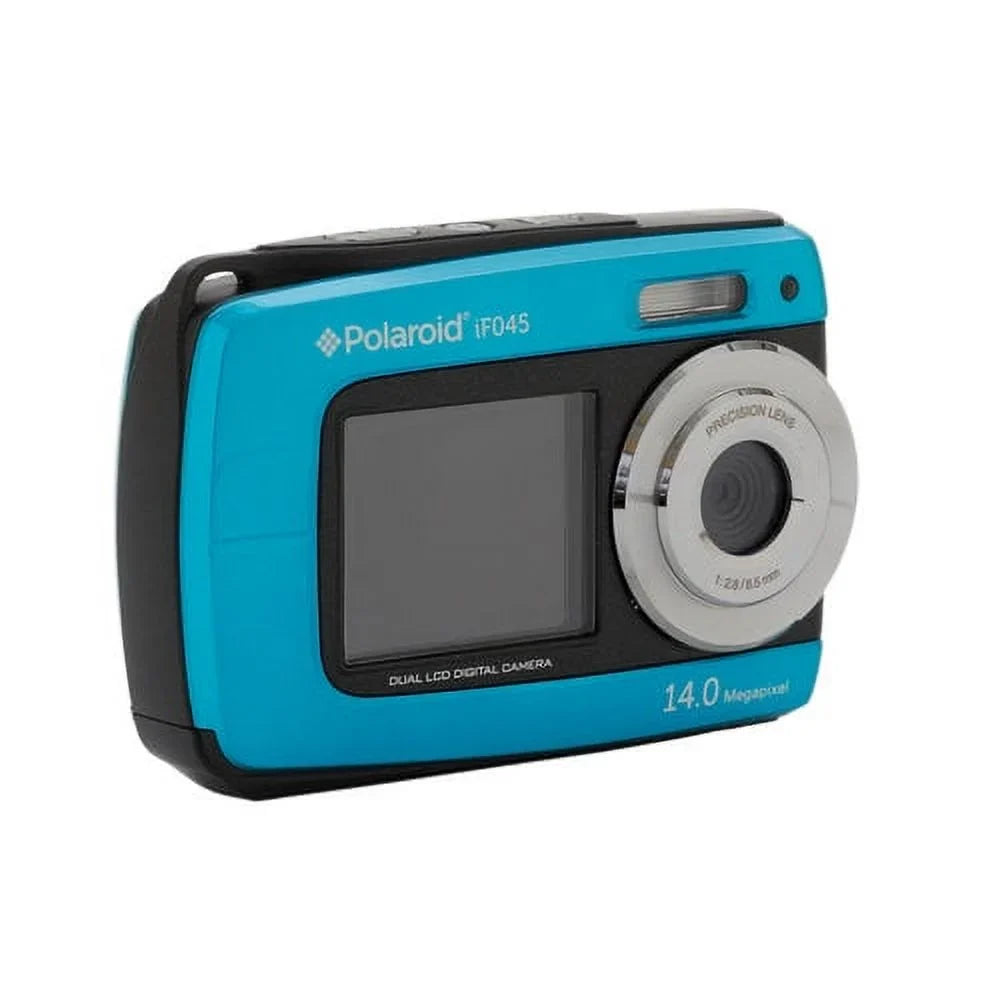 Polaroid IF045-BLUE Dual Screen liquid Proof Camera