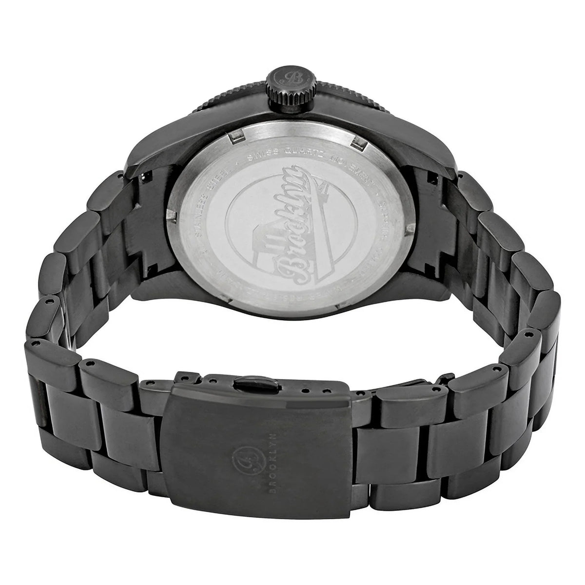 Black Eyed Pea Green Dial Men's Watch 306-D-88-BB-BLK. Brooklyn Watch Co