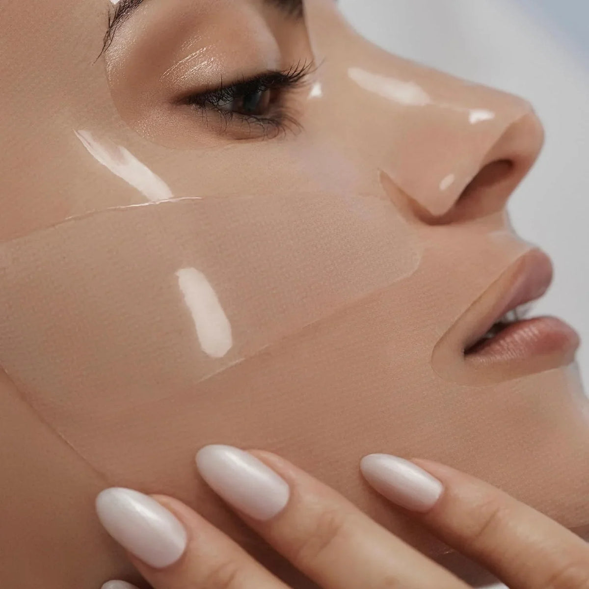 SLEEP - Nighttime Slugging Hydrogel Facial Mask - Leaves Skin Toned, Plump, and Hydrated, and Restored - Layers Skin with Natural Oils, Vitamins, Antioxidants, and Fatty Acids - 5 pc