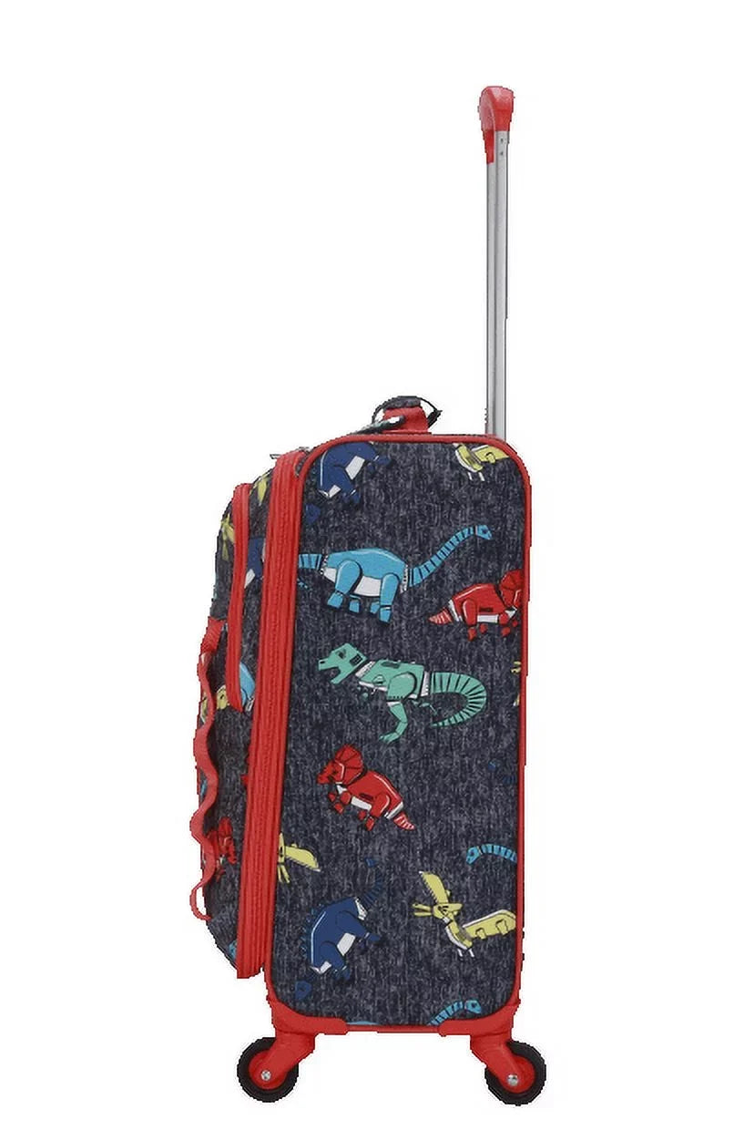 CRCKT 3 PC LET'S DINO SOAR SOFTSIDE WITH PACKING CUBE AND LUGGAGE TAG