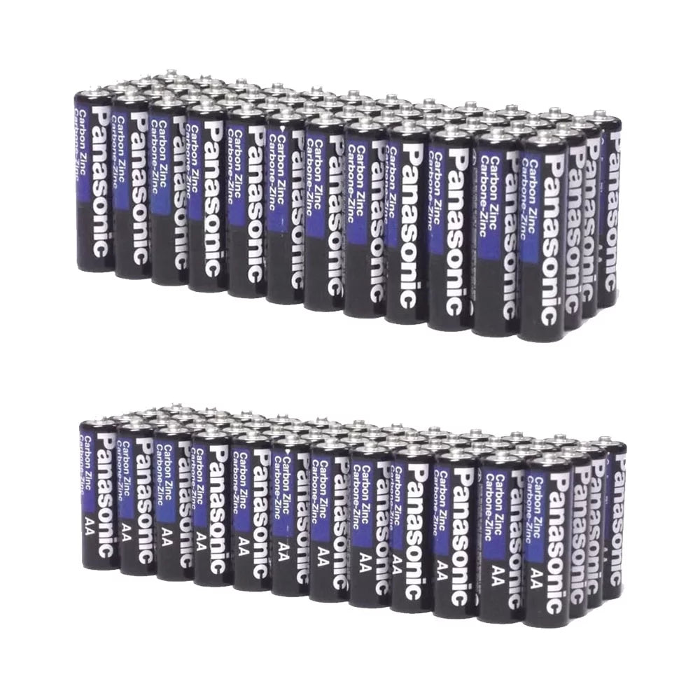 200 Pack Wholesale Lot  Heavy Duty Batteries 100 AA + 100 AAA Batteries