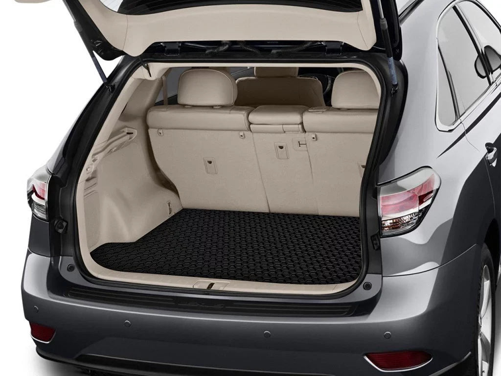 ToughPRO - Trunk Mat suitable with HONDA Accord - All atmospheric conditions Heavy Duty (Made in USA) - Black Rubber - 2014