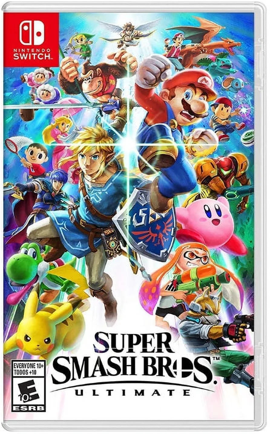 Ultimate & Mytrix Accessories. Nintendo Switch Lite Blue, Super Smash Bros