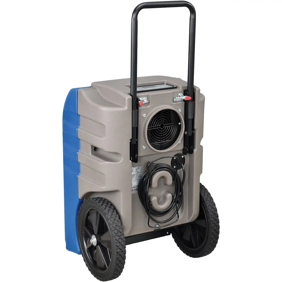 Global Industries  Dehumidifier Commercial Grade Refrigeration 145 Pints Day Dehumidification with liquid Pump - Blue
