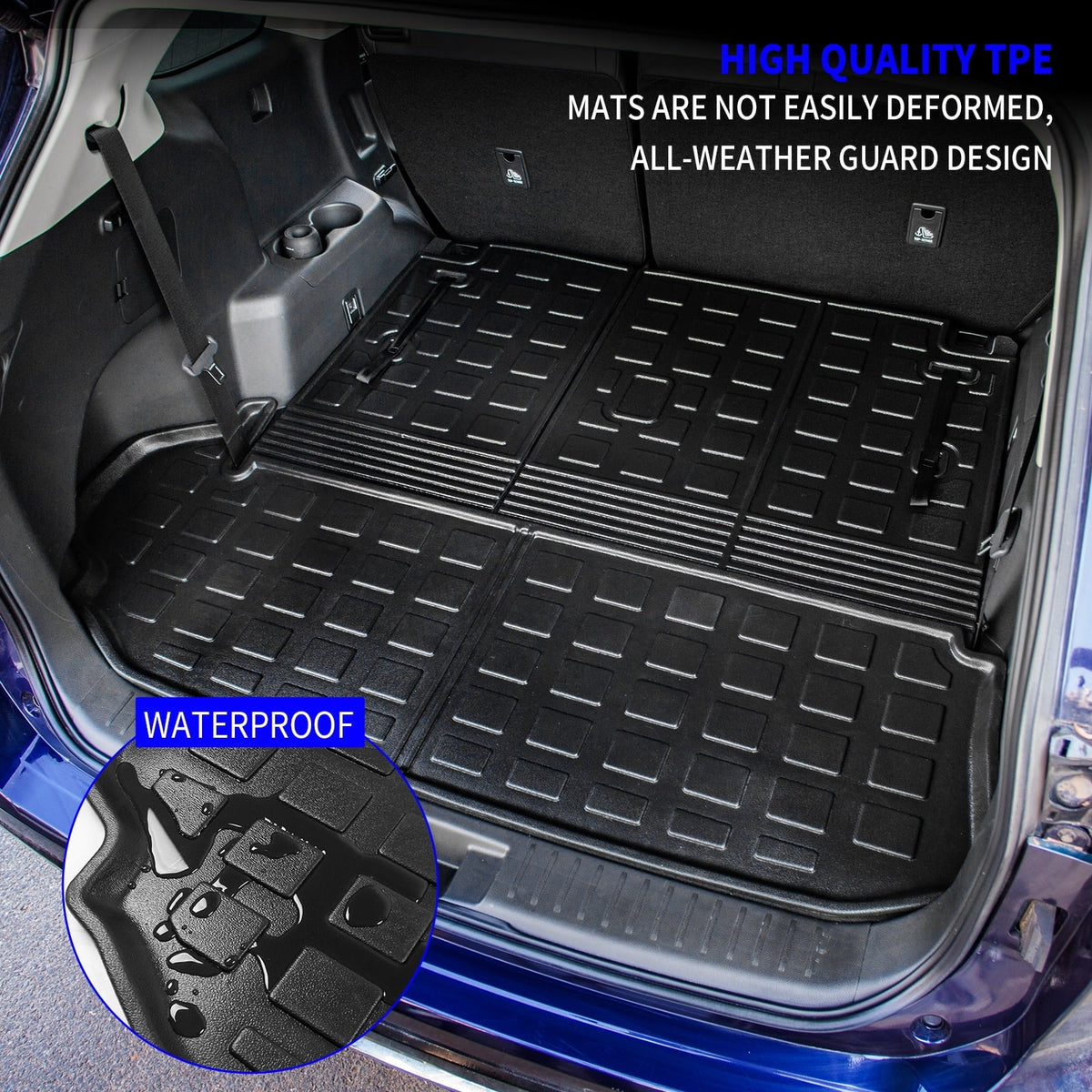 Fit 2020-2024  Highlander Floor Mats Trunk Mat Cargo Liner 2023 7 Seats Highlander Accessories