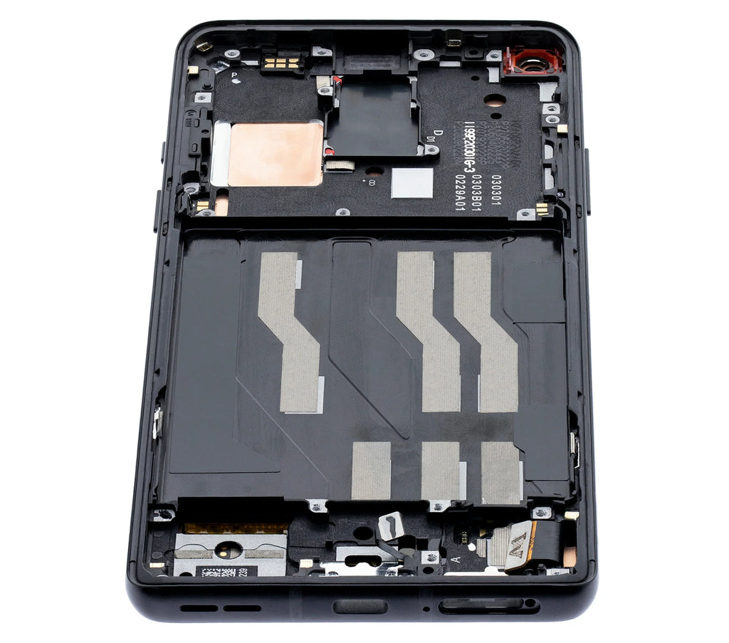Replacement OLED Assembly With Frame appropriate For OnePlus 8 / 5G (Non-Verizon 5G UW Frame) (Refurbished) (Onyx Black)