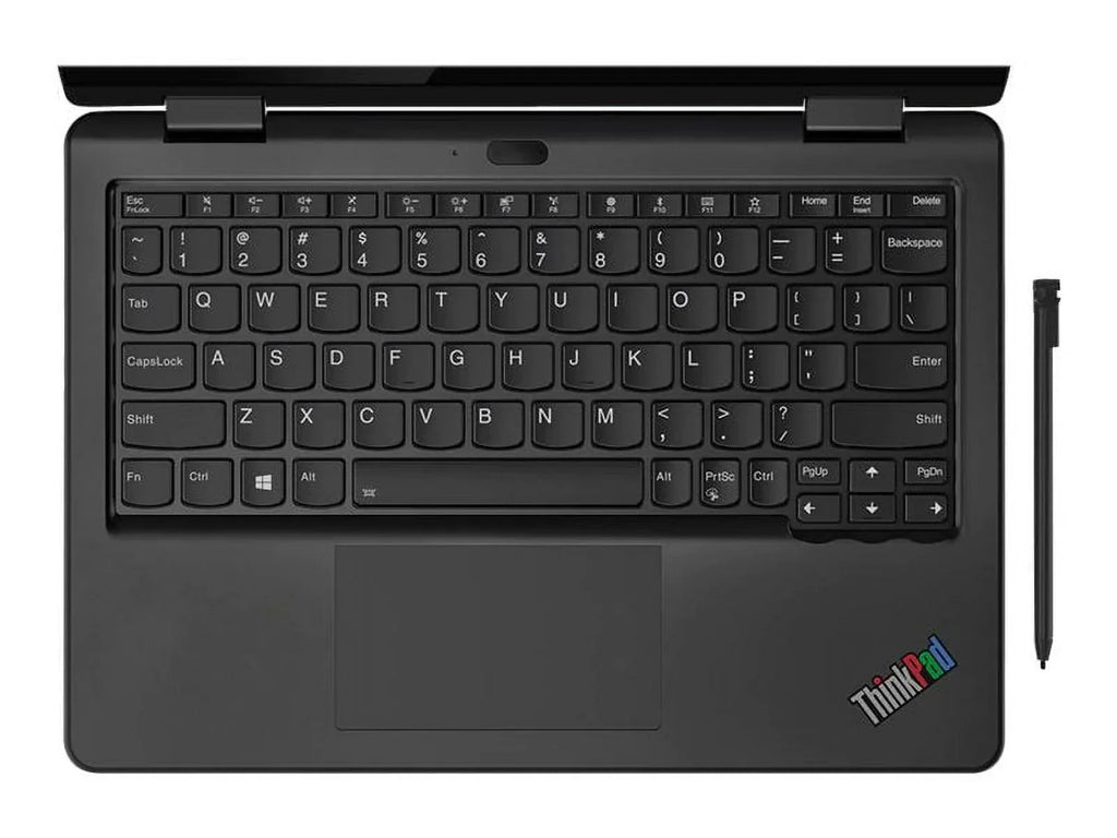 ThinkPad 11e Yoga Gen 6 20SF - Flip design -  Core m3 8100Y / 1.1 GHz - Win 10 Pro 64-bit - UHD Graphics 615 - 4 GB RAM - 256 GB SSD NVMe - 11.6" IPS touchscreen 1366 x 768 (HD) - Wi-Fi 5 - black - kbd: US