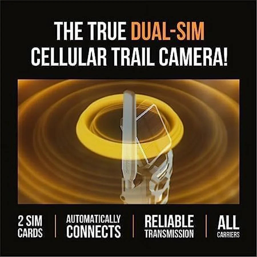 SPYPOINT Flex-S Solar Cellular Trail Camera Integrated Solar Panel, LTE Connectivity, 100-foot Flash/Detection Range, Internal Battery, Optional Battery Backup + Steel Reinforced Strap