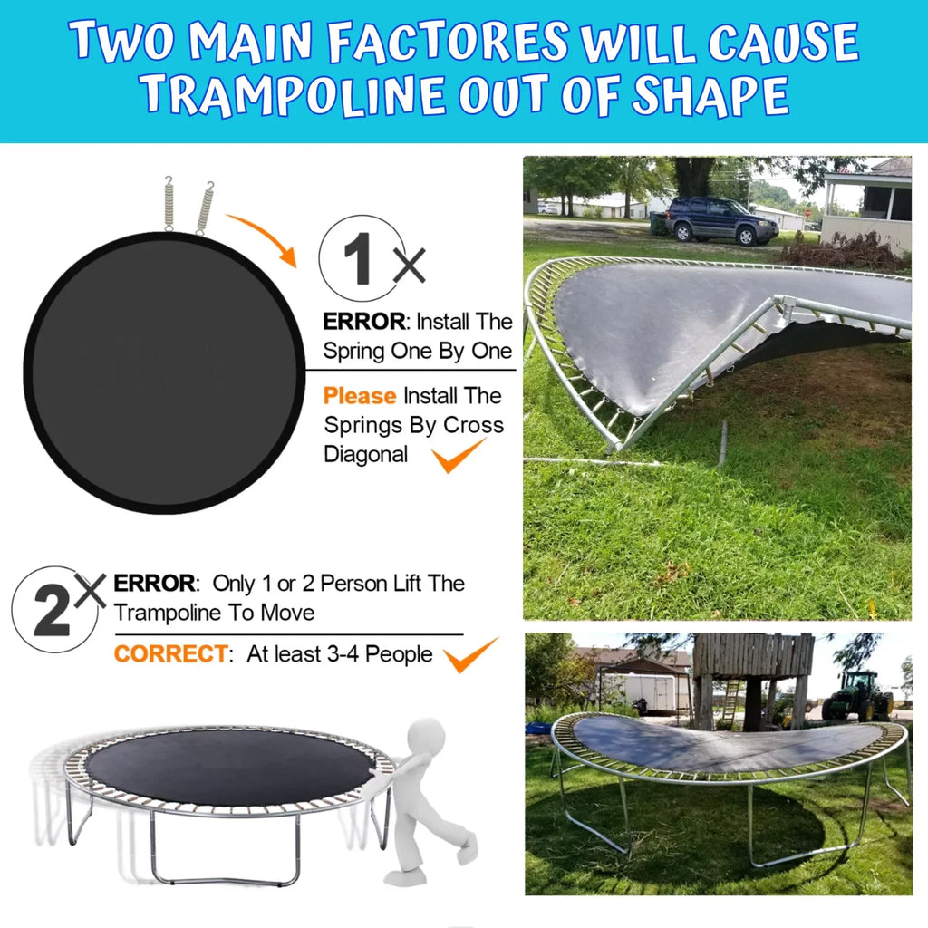 FIZITI 12FT 990LBS Trampoline with Basketball Hoop for Kids,Pumpkin Outdoor Trampoline with Enclosure Net,Sprinkler,Light,Socks,Ladder, Recreational Backyard Trampoline Capacity for 4-6 Kids