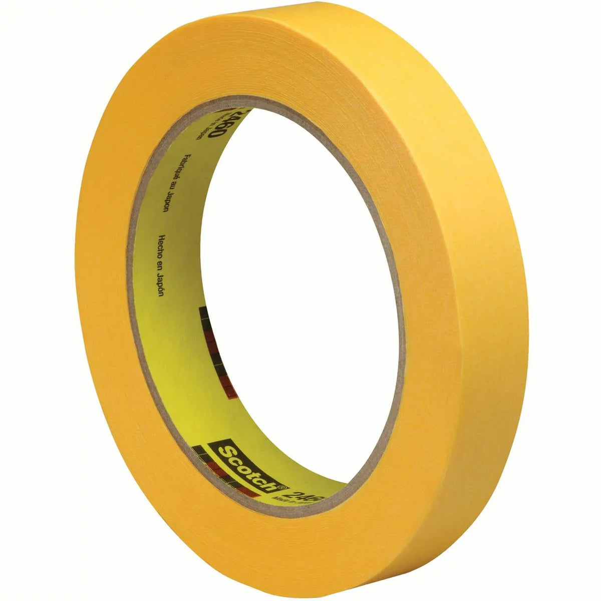 Gold 48/Case T9442460. Scotch 3M 2460 Flatback Tape 3.3 Mil 3/4" x 60 yds