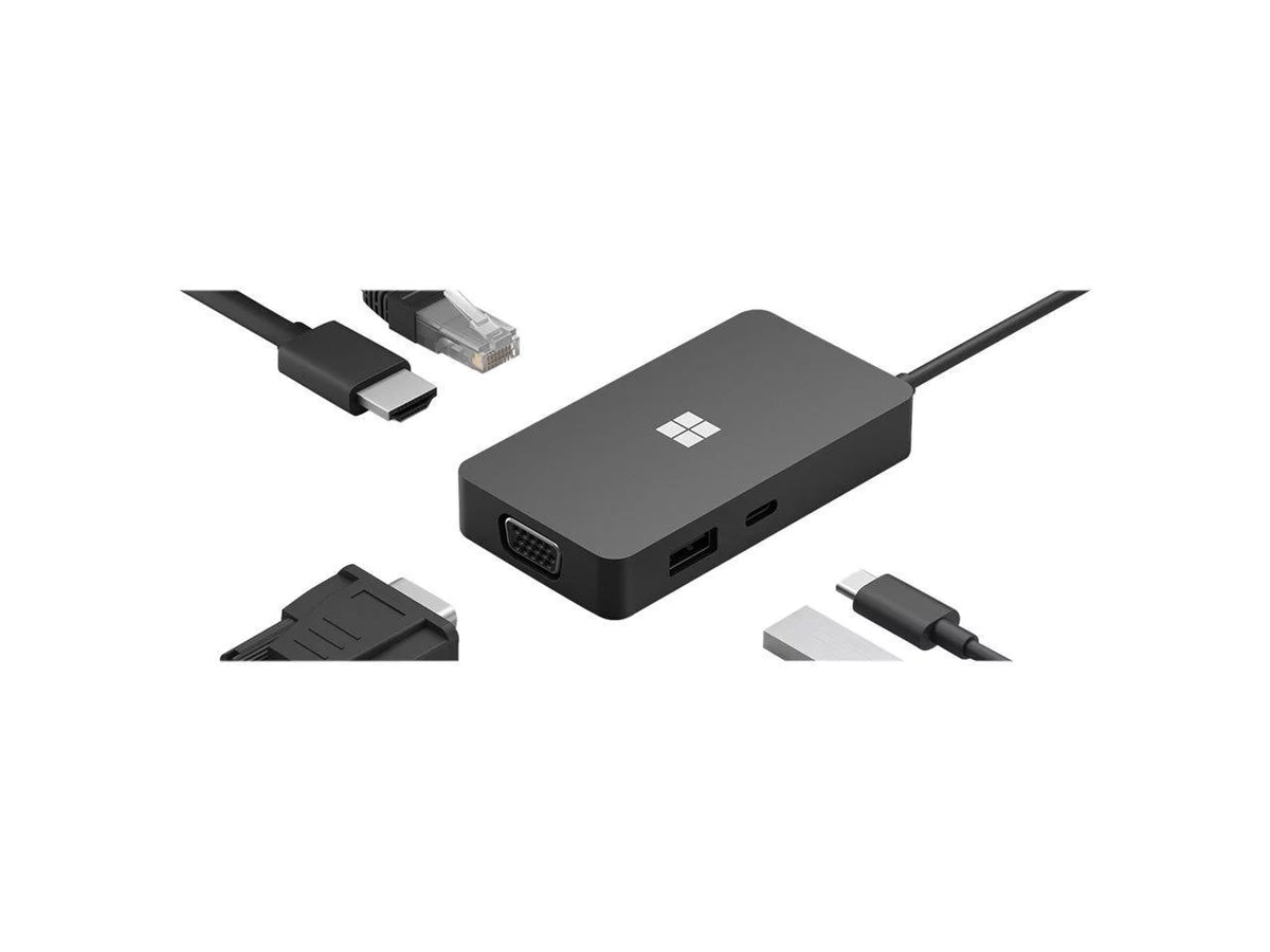 USB-C Travel Hub - docking station - USB-C - VGA, HDMI - GigEhernet
