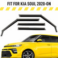 AG0284. AEROGUYS in-Channel Window Deflectors Extra Durable Window Visors Rain Guards Fit for Kia Soul 2020-2024, Sun Visors, Wind Vent Visors, Car Accessories- 4pcs