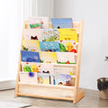 Wooden Bookcase Children Kids Book Shelf Storage Rack Tidy Organizer 6 Tiers