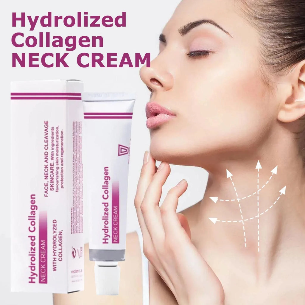 Collagen Neck Cream, Natural Hydrolyzed Collagen For Delay Skin Ageing,Wash-free neck cream, Collagen Neck Firming Cream,Whitens Swan Neck Beauty Neck Cream,7PCS